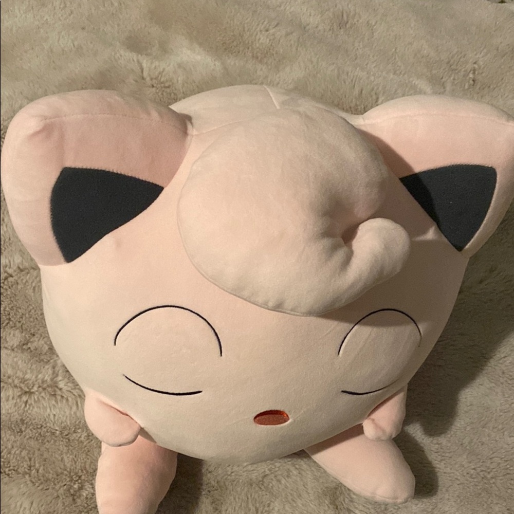 Sleeping Jigglypuff Plush - Excellent Condition - Heavy - Jazzwares - Picture 5 of 6